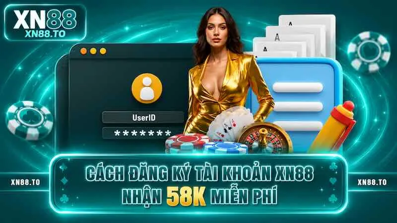 Giao diện đăng ký tài khoản XN88 an toàn và tinh gọn trong 30 giây